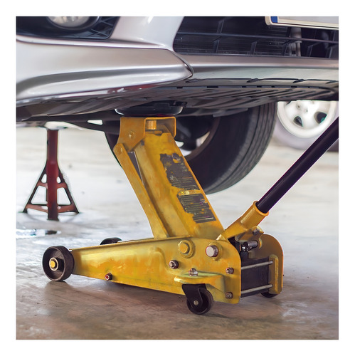 Gata Hidraulica 2 Toneladas Para Carro Mecanico Taller Moto