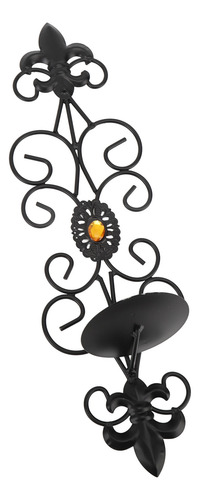 Candelabro De Pared Retro Con Incrustaciones De Diamantes