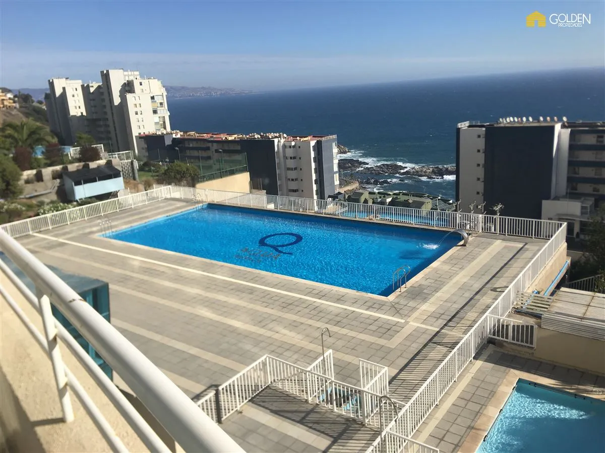 Imagen 1 de 9 de Departamento En Arriendo En Viña Del Mar /linda Vista Al Mar