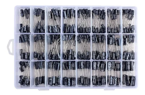 comprar Kit 500 Condensadores Electrolíticos 0.1 Uf A 1000 Uf