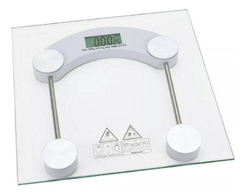 Balança Digital Vidro Temperado 180 Kg Graduação 0,1 Kg