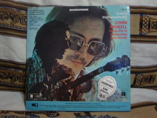 Vinilo John Morell Su Guitarra Y Orquesta + Insert Si1