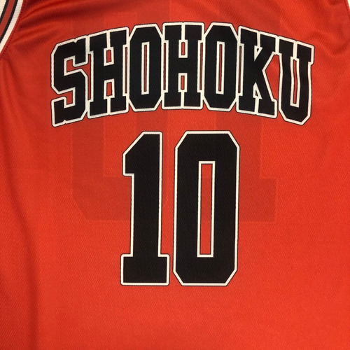 Imagen 8 de 10 de Camiseta Basket Shohoku Slam Dunk Cosplay Gastovic Anime
