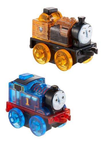 Thomas & Friends Minis Locomotoras Luminosas Thomas Y Molly Color Azul/Amarillo Personaje thomas,molly
