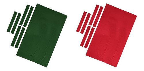 2x Paño De De Billar 9ft Accesorios De Fieltro