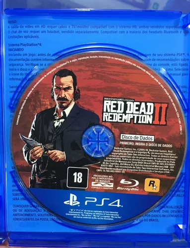 Jogo Red Dead Redemption 2 Ps4 Disco Fisico Novo Br Original