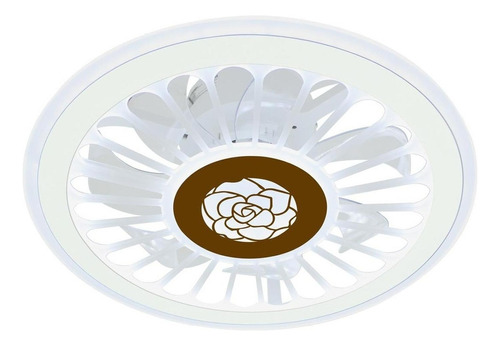 Ventilador De Techo Blanco Luz Led 36w 12 Pulgada Adir 12706 Cantidad de aspas 4 Diámetro 47 cm Material de las aspas ABS