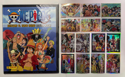 Álbum One Piece Descubre El Nuevo Mundo + Todas Las Láminas 