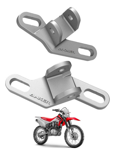 Suporte Pedaleira Anker C/ Regulagem Crf230 Inox Lançamento