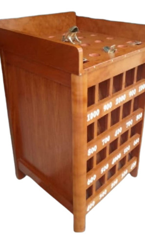 Sapo De Madera De Exportación Con Maletín Y Fichas