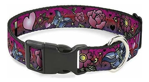 Cat Collar Breakaway Love Love Pink 8 To 12 Inches 0.5 Inch 