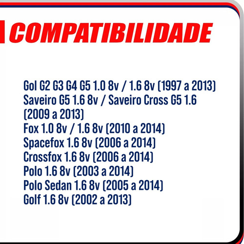 Correia Dentada Fox Gol G2 Ao G6 Continental 1.0 1.6 Ea111