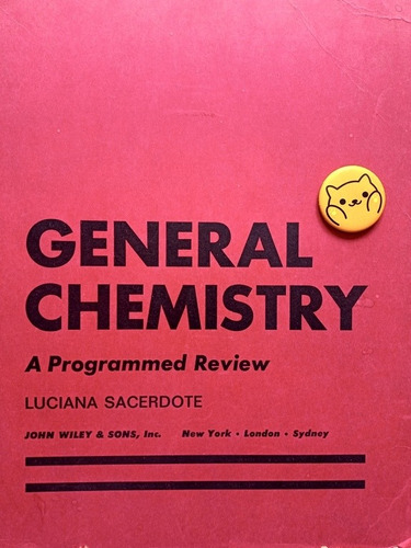 Libro General Chemistry: A Programmed Review Sacerdote 129a7