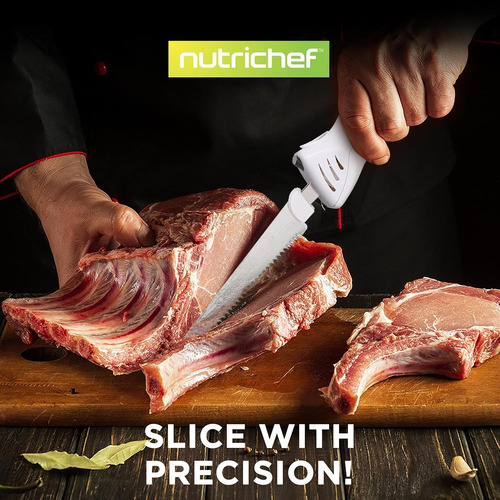 Nutrichef Cuchillo De Cocina Eléctrico Para Tallar Pavo