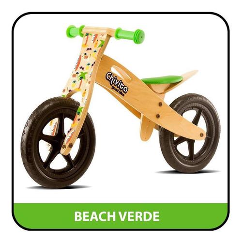 Imagen 3 de 7 de Chivita Bici Madera Original - Flaber