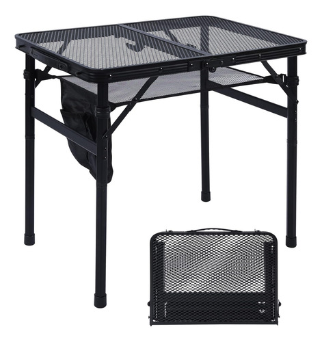 Mesa Plegable Portátil De 61 X 39 Cm Con Altura Ajustable
