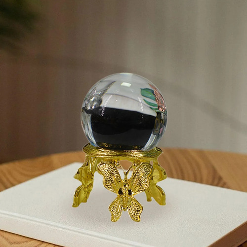 Novo Suporte De Bola Decorativo Em Forma De Ovo, Base Dourad
