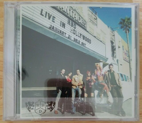 Rbd - Live In Hollywood - Cd - Original!!