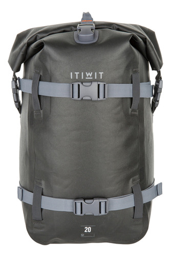 Mochila Estanca 20 l Negra Itiwit Color Gris