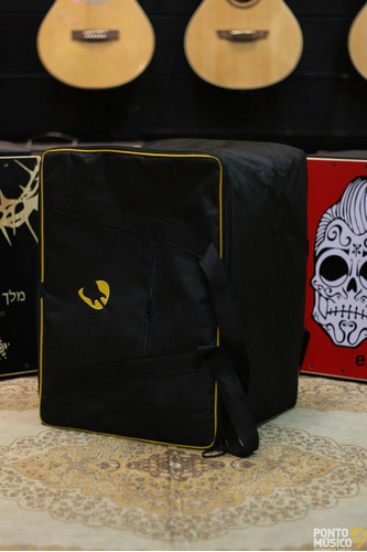 Bag Para Cajon Capa Com Alça Ponto Do Músico