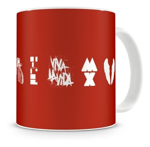 Caneca Coldplay Albuns