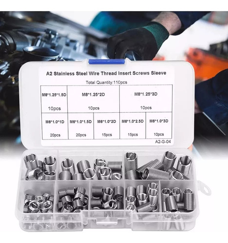 * Kit De Roscas Helicoil M6-m8/1d-3d