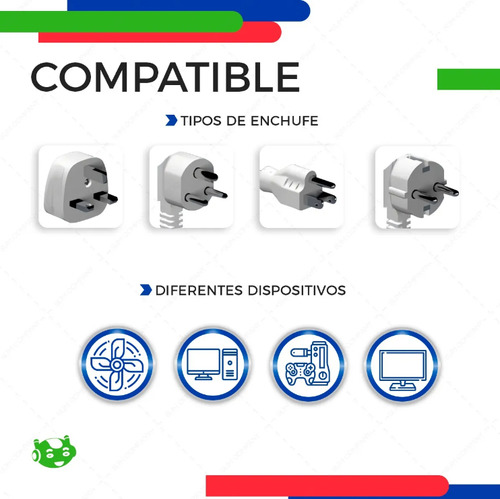Adaptador De Corriente Clavija Universal Internacional