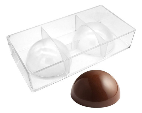Moldes Para Chocolates Goldbaking - Molde De Media Bola Para