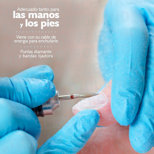 Torno Profesional Uñas Esculpidas Pulidor Manos Y Pies