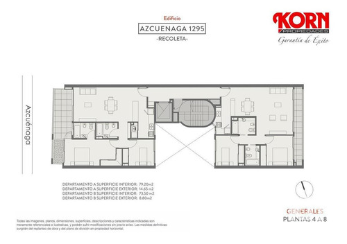 Imagen 18 de 30 de Departamento / Semipiso En Venta De 3 Ambientes A Estrenar En Recoleta