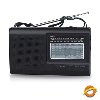 Radio Portatil Fm Am Dual 220v Multibanda Sw 9 Bandas