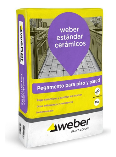 Weber Estándar Cerámicos  25kg