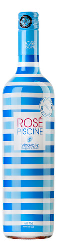 Vinho Francês Rosé Piscine Garrafa 750ml - Kit 6 Unidades