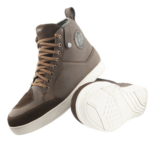 Botas Casual Moto Urbana Joe Rocket Mission Café Tipo Tenis