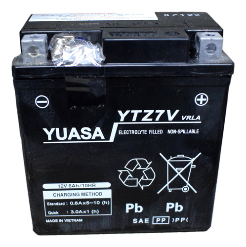 Bateria Yuasa Bateria Ytz7v N-max - Tricity Generico