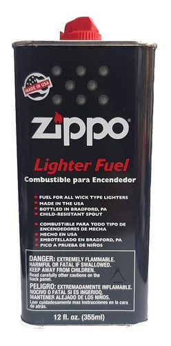 Fluido Liquido Recarga Original Para Encendedor Zippo 355ml