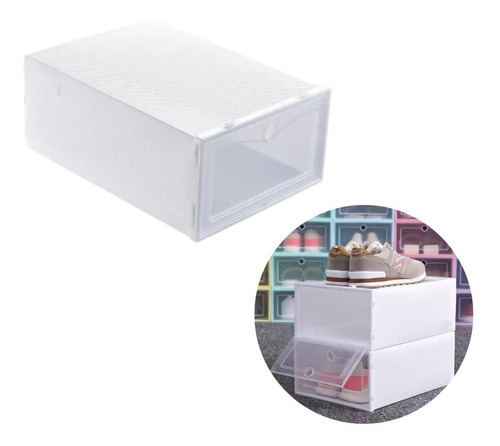 Caja Organizador De Zapatos Armable Apilable