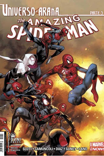 Comic Marvel The Amazing Spider-man Vol.4 Universo Araña Pt3