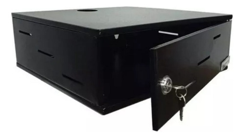 Gabinete Rack Pa Dvr Metál Negro Con Llave 14.5x40x40cm