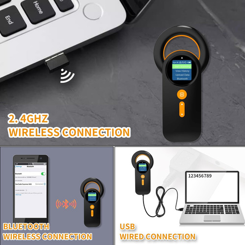 Lector De Microchip Para Mascotas Bluetooth, Alacrity 3 En 1