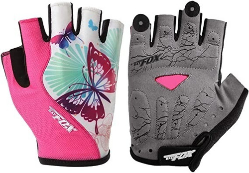 Guantes De Ciclismo Para Mujer Medio Dedo Acolchados Gel