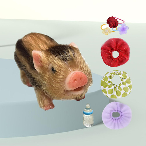 Juguete De Cerdo Reborn En Miniatura, Lindo Muñeco Estilo C