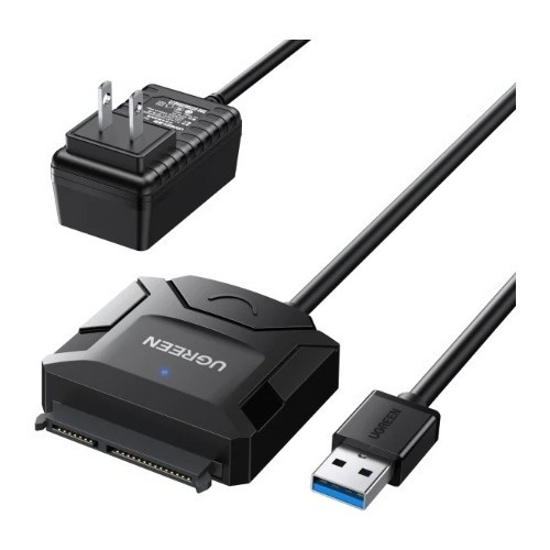 Adaptador Usb 3.0 A Sata / Ide 2.5 / 3.5, Con Fuente 220v