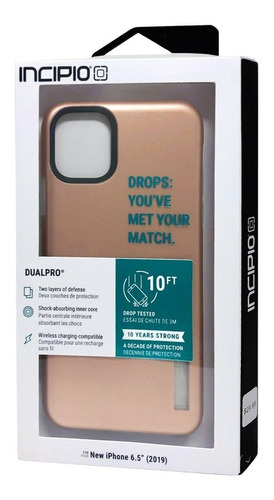 Case Incipio Dualpro Para iPhone 11 Pro Max 6.5 Rose 