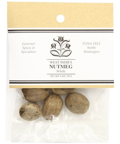 Nuez Moscada India Tree, Entera, 1 Onza