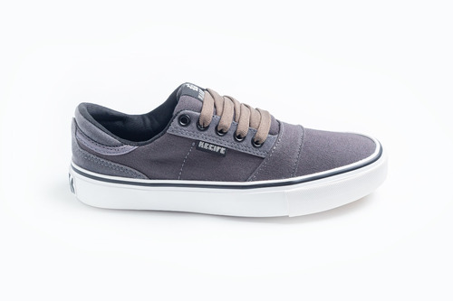 Zapatilla Gris De Lona Modelo Urbano Recife 