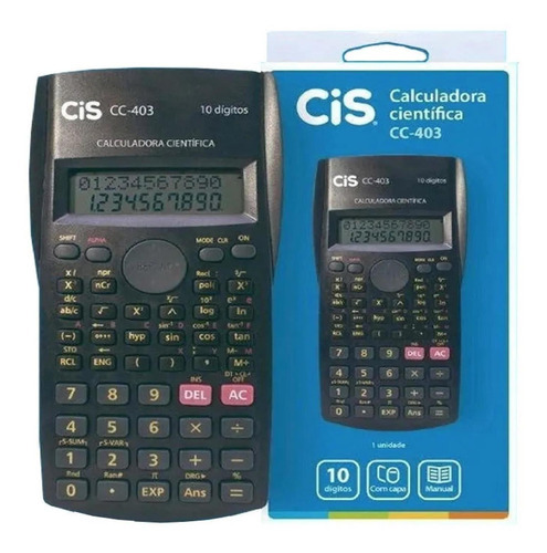 Calculadora Cientifica Com 10 Dígitos Cc-403 - Cis