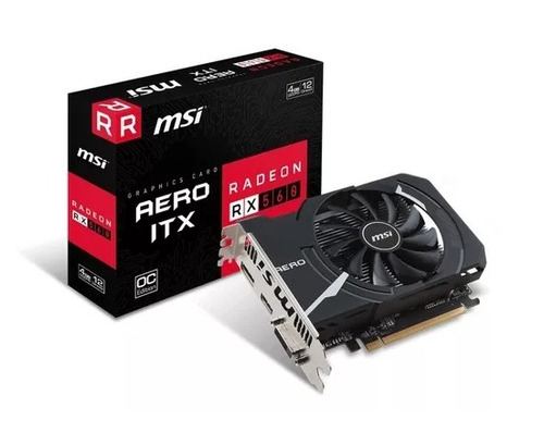 Tarjeta De Vídeo Msi Aero Itx Radeon Rx560 4gb Ddr5