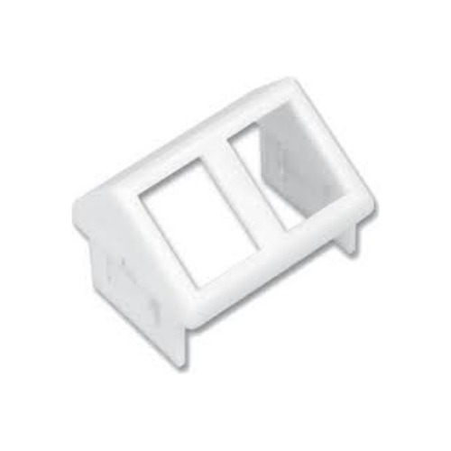 Adaptador Angulado Siemon Para Faceplate Doble Categoría 7a