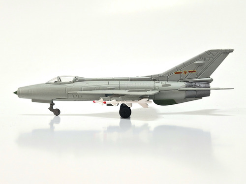 Miniatura Diecast 1/100, Caza Chino Chengdu J7 / F7
